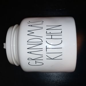 Rae Dunn "Grandma's Kitchen" Cookie Canister